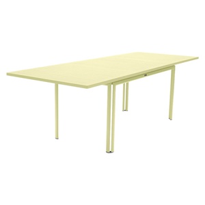 Table à rallonge 90x160/240cm COSTA Fermob citron givré