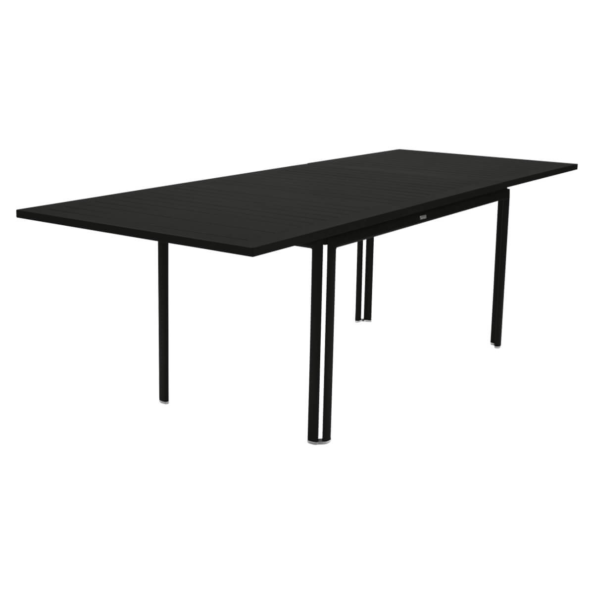 Table à rallonge 90x160/240cm COSTA Fermob réglisse