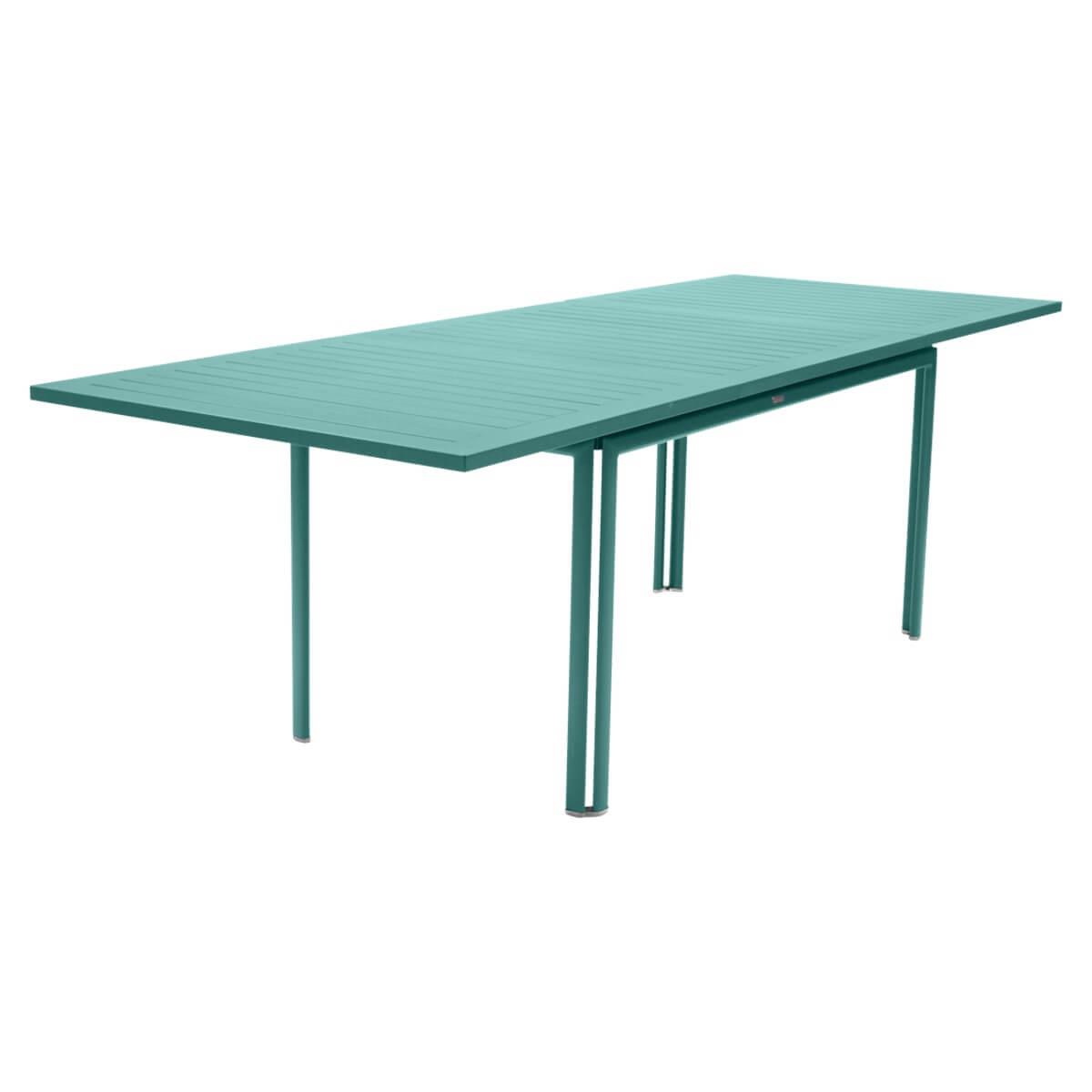 Table à rallonge 90x160/240cm COSTA Fermob Bleu lagune