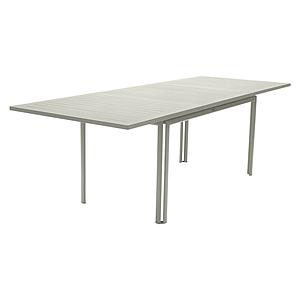 Table à rallonge 90x160/240cm COSTA Fermob gris argile