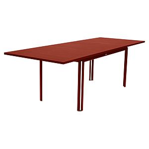 Table à rallonge 90x160/240cm COSTA Fermob rouge ocre