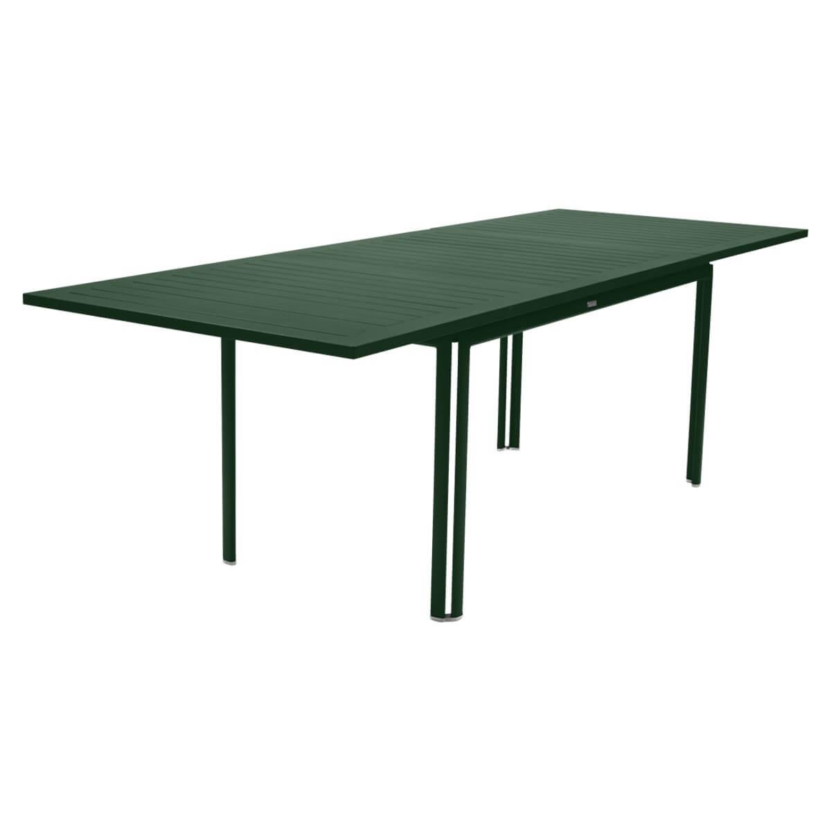 Table à rallonge 90x160/240cm COSTA Fermob vert cèdre