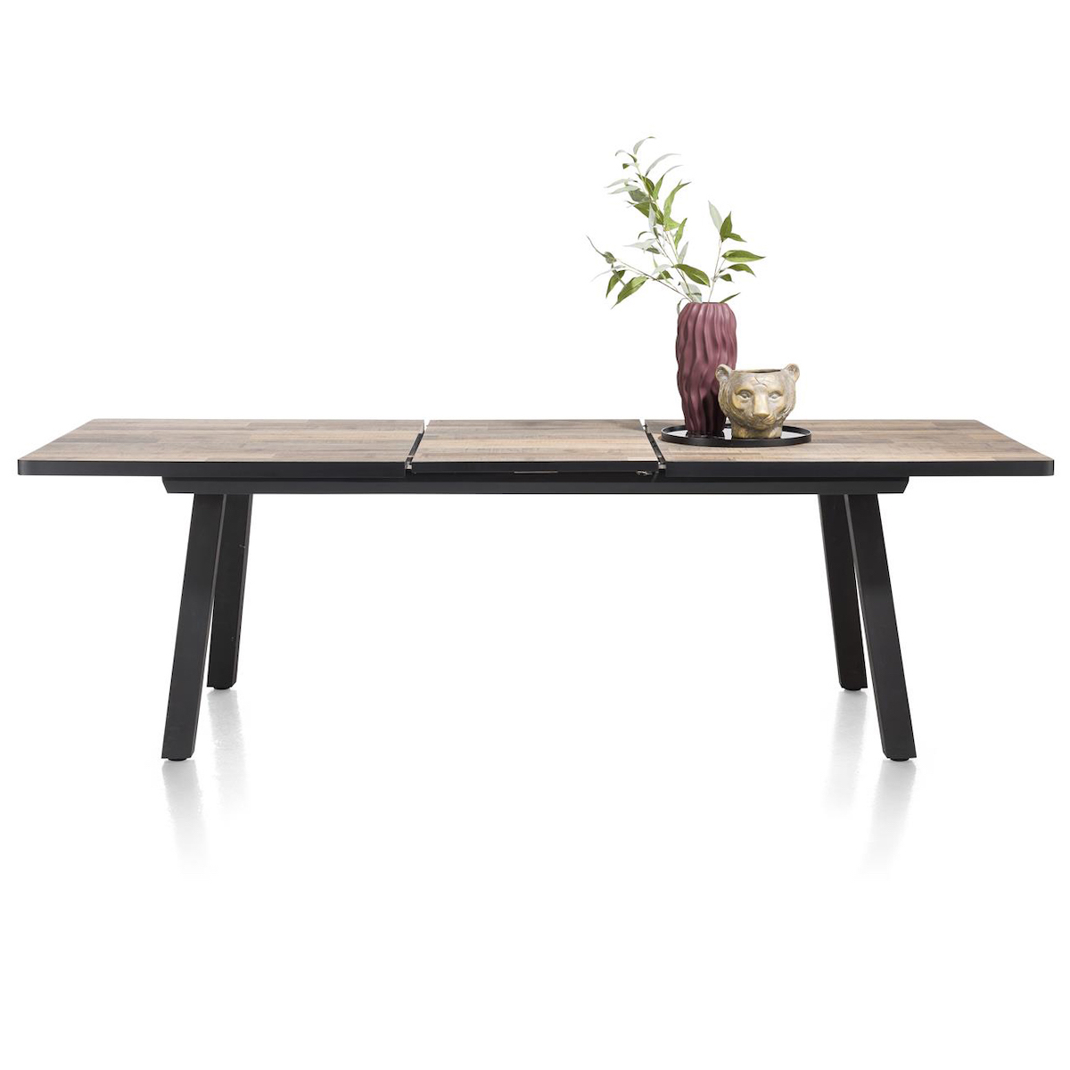 Table à rallonge 98x190/250cm AVALOX Henders & Hazel driftwood-pieds simple