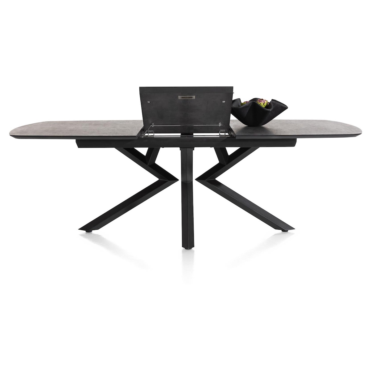 Table à rallonge MASURA XOOON 180 (+60)x110 x77 Anthracite