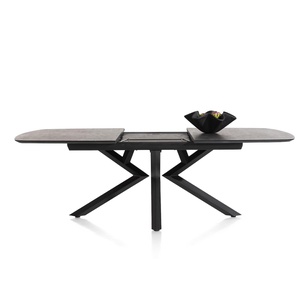 Table à rallonge MASURA XOOON 180 (+60)x110 x77 Anthracite