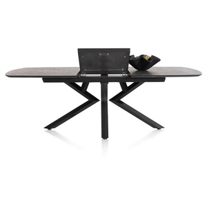Table à rallonge MASURA XOOON 180 (+60)x110 x77 Anthracite