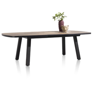 Table à rallonge ovale 110x190/250cm AVALOX Henders & Hazel driftwood-pieds simple