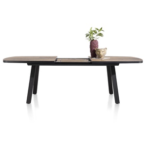 Table à rallonge ovale 110x190/250cm AVALOX Henders & Hazel driftwood-pieds simple
