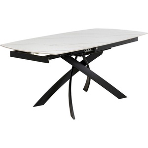 Table à rallonge TWIST Kare Design blanc/noir