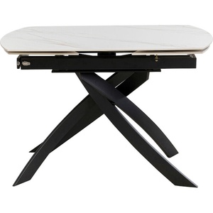 Table à rallonge TWIST Kare Design blanc/noir