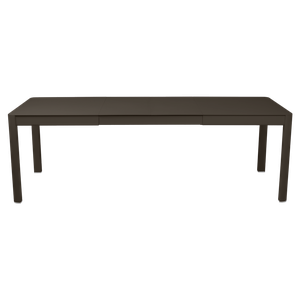 Table à rallonge XL 149/234 x100cm RIBAMBELLE Fermob brun tonka 