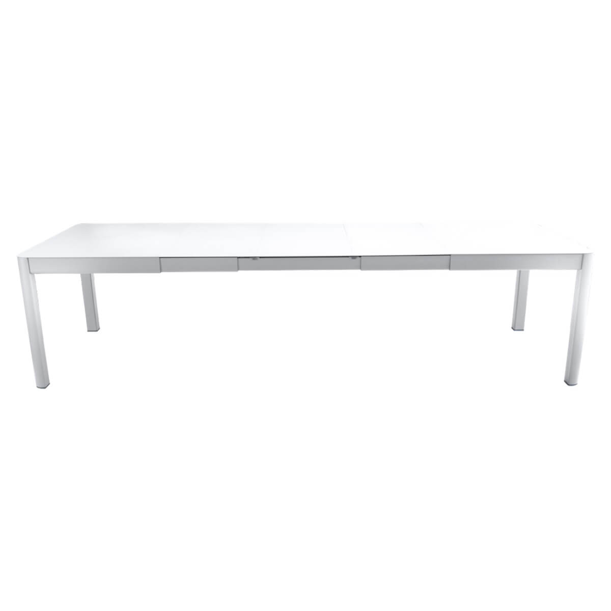 Table à rallonge XL 149/299x100cm RIBAMBELLE Fermob blanc coton