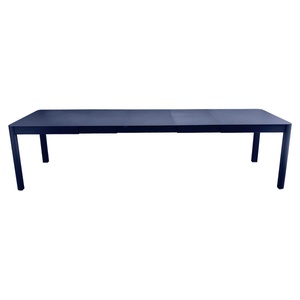 Table à rallonge XL 149/299x100cm RIBAMBELLE Fermob bleu abysse