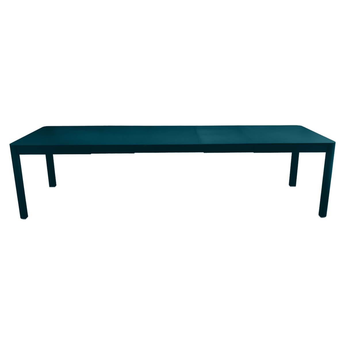 Table à rallonge XL 149/299x100cm RIBAMBELLE Fermob bleu acapulco