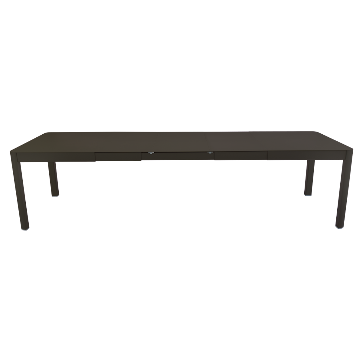 Table à rallonge XL 149/299x100cm RIBAMBELLE Fermob brun tonka 