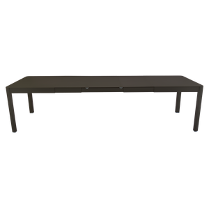 Table à rallonge XL 149/299x100cm RIBAMBELLE Fermob brun tonka 