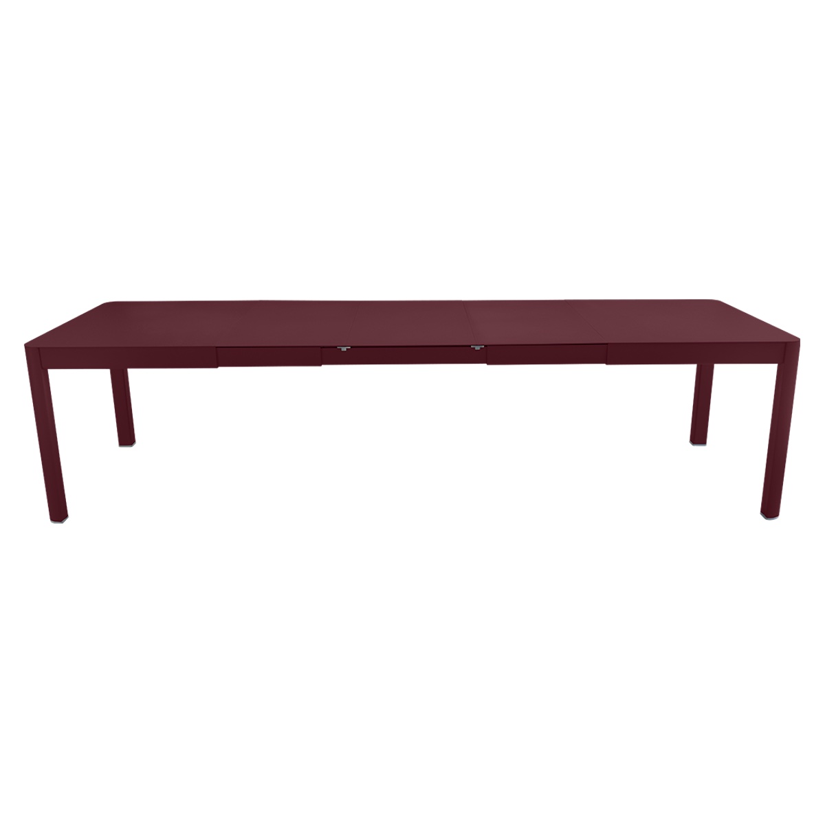 Table à rallonge XL 149/299x100cm RIBAMBELLE Fermob cerise noir