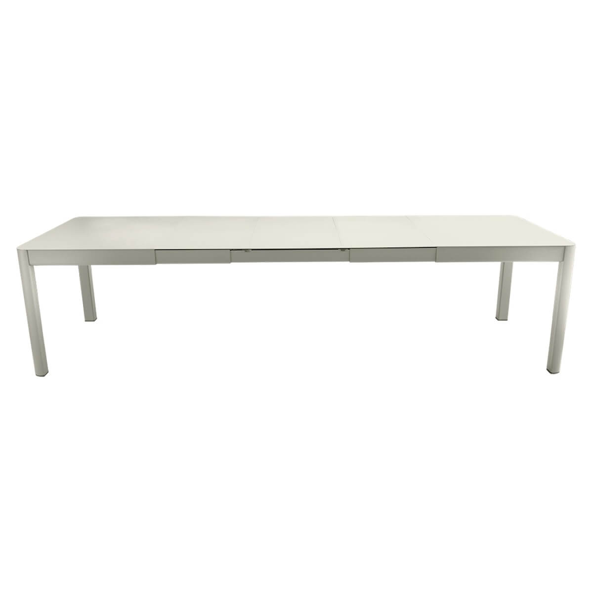 Table à rallonge XL 149/299x100cm RIBAMBELLE Fermob gris argile