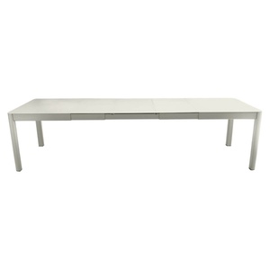 Table à rallonge XL 149/299x100cm RIBAMBELLE Fermob gris argile
