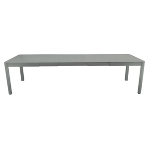Table à rallonge XL 149/299x100cm RIBAMBELLE Fermob gris lapilli