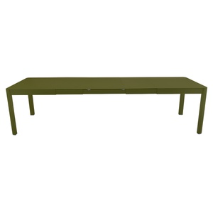 Table à rallonge XL 149/299x100cm RIBAMBELLE Fermob pesto