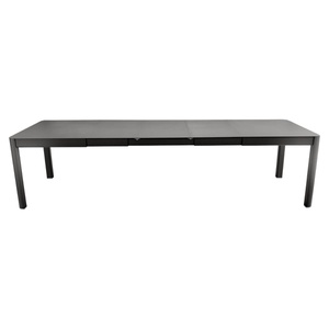 Table à rallonge XL 149/299x100cm RIBAMBELLE Fermob Réglisse