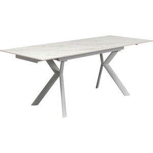 Table à rallonges 140(+30+30)x80cm XENIA Kare Design blanc