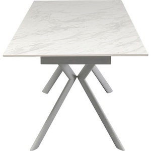 Table à rallonges 140(+30+30)x80cm XENIA Kare Design blanc
