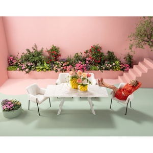 Table à rallonges 140(+30+30)x80cm XENIA Kare Design blanc