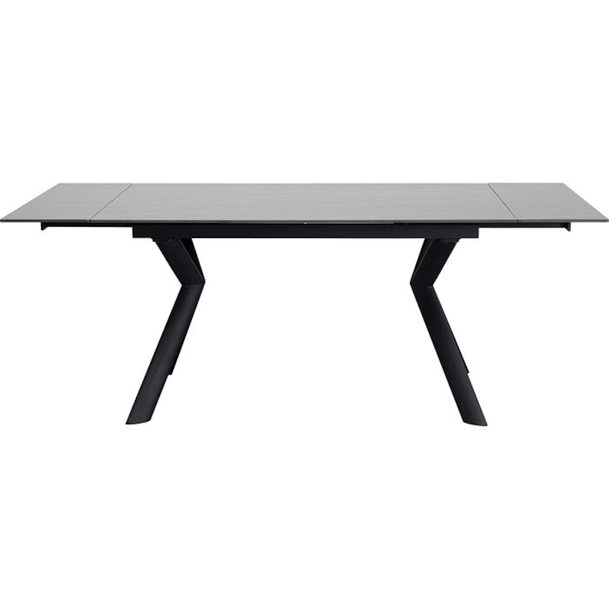 Table à rallonges 140(30+30)x80cm XENIA Kare Design noir