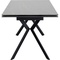 Table à rallonges 140(30+30)x80cm XENIA Kare Design noir