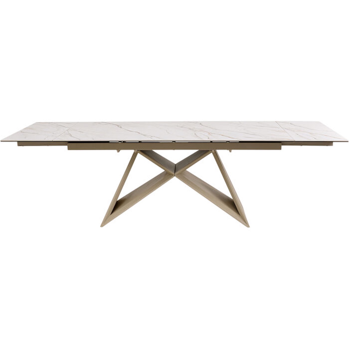 Table à rallonges 180(40+40)x90cm NELLY Kare Design greige