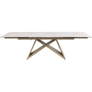 Table à rallonges 180(40+40)x90cm NELLY Kare Design greige