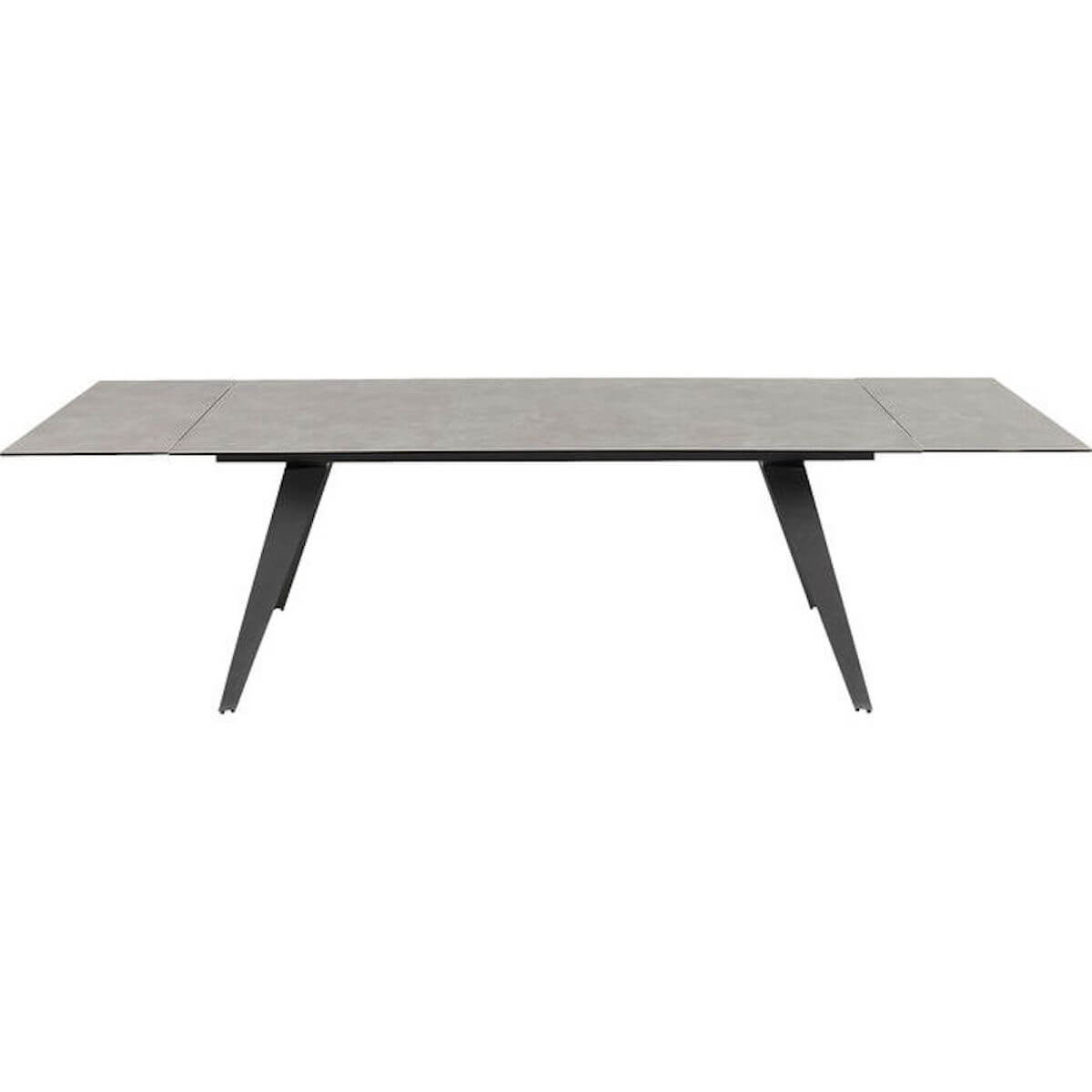 Table à rallonges 200/45+45)x100cm AMSTERDAM Kare Design foncé