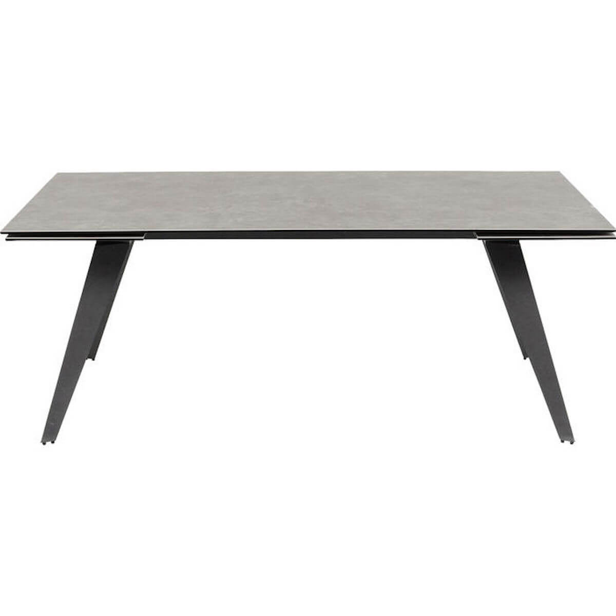 Table à rallonges 200/45+45)x100cm AMSTERDAM Kare Design foncé