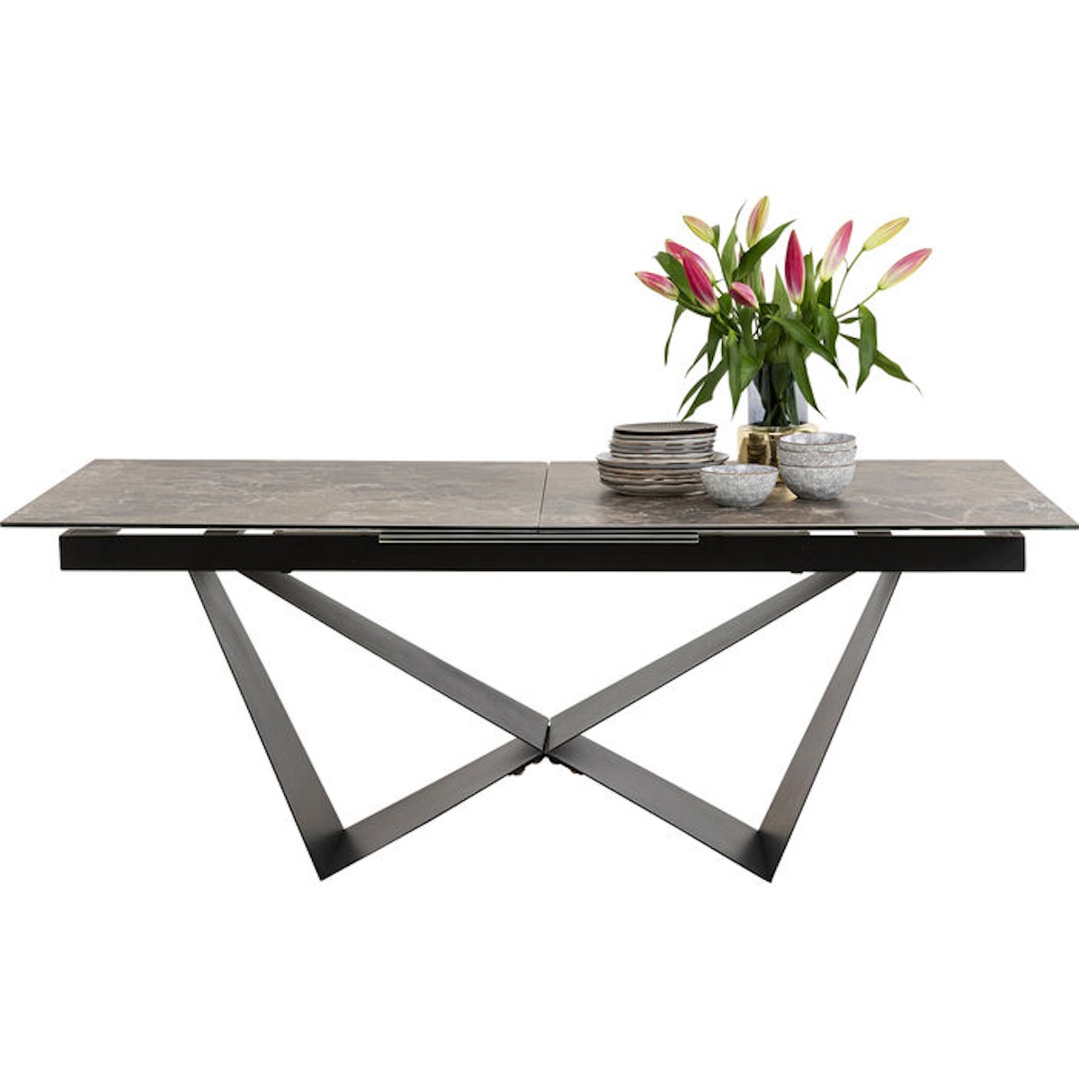 Table à rallonges 200(+60)x100cm CONNESSO Kare Design