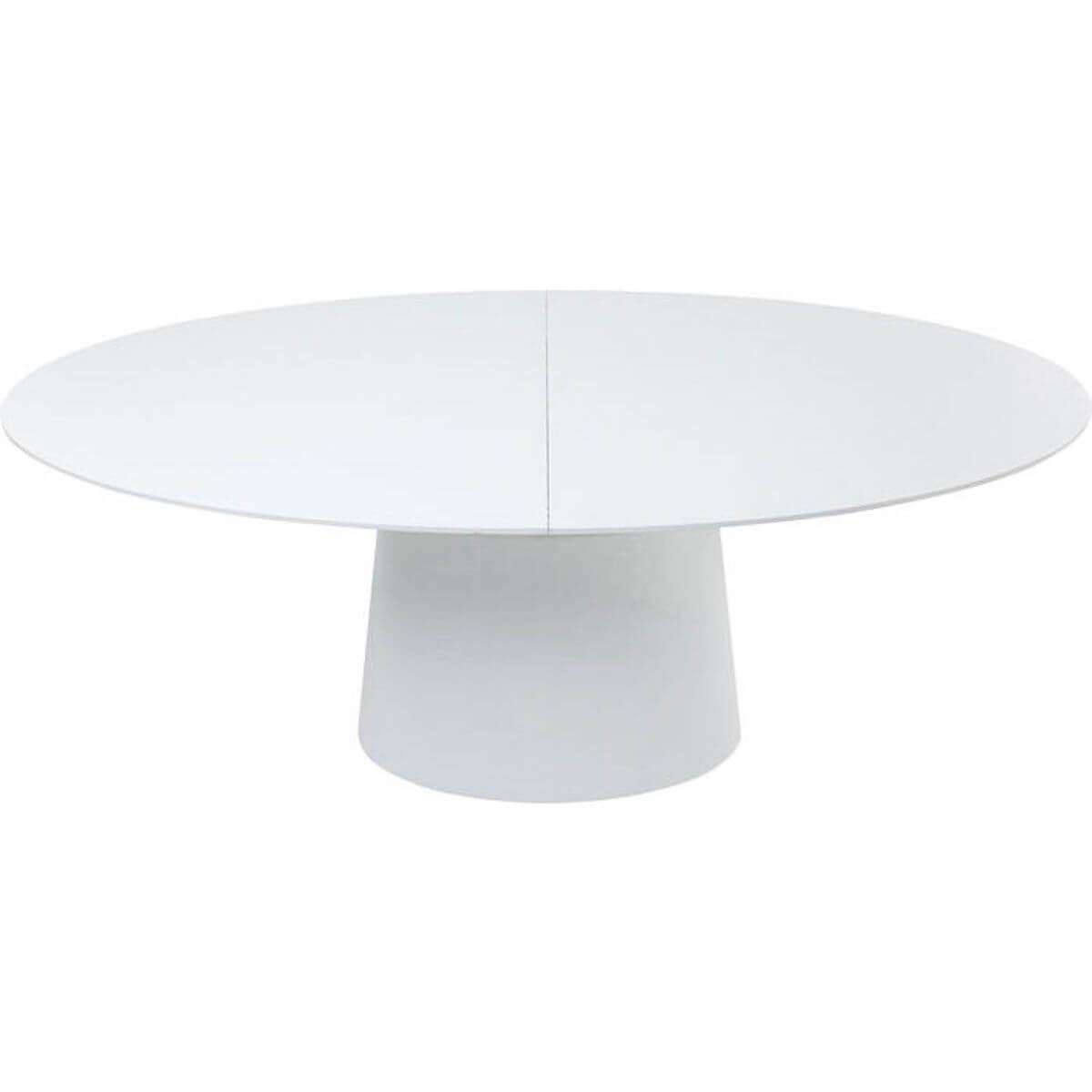 Table à rallonges BENVENUTO Kare Design blanc
