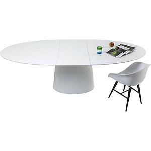 Table à rallonges BENVENUTO Kare Design blanc