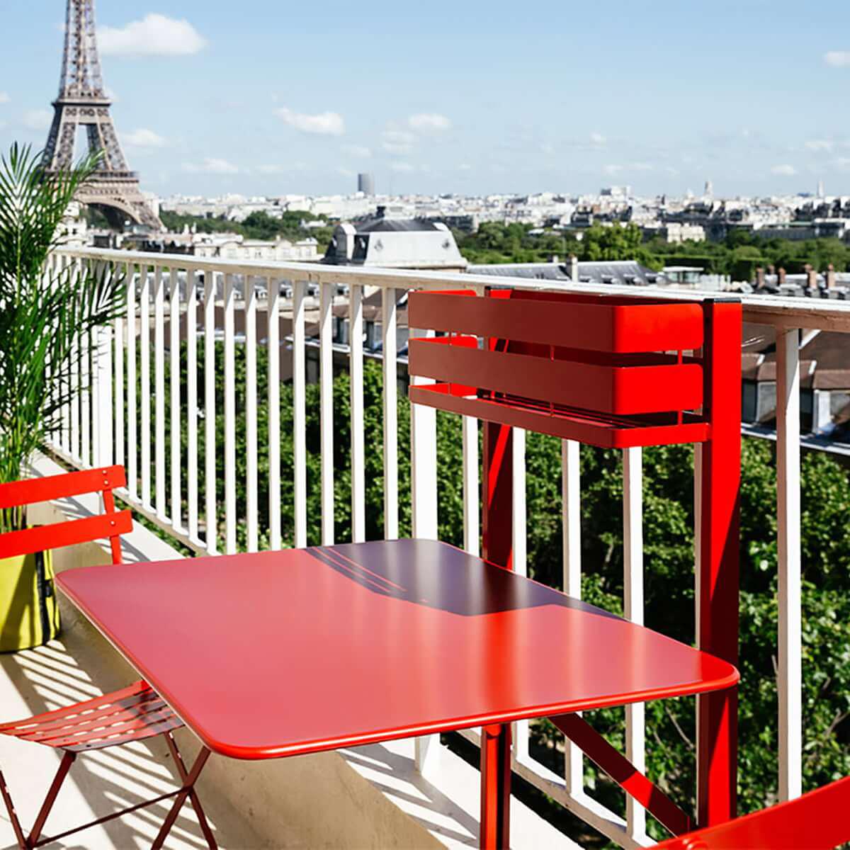 Table balcon BISTRO Fermob gris orage
