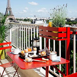 Table balcon BISTRO Fermob vert opaline