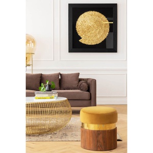 Table basse 100cm CESTA MARBLE Kare Design doré