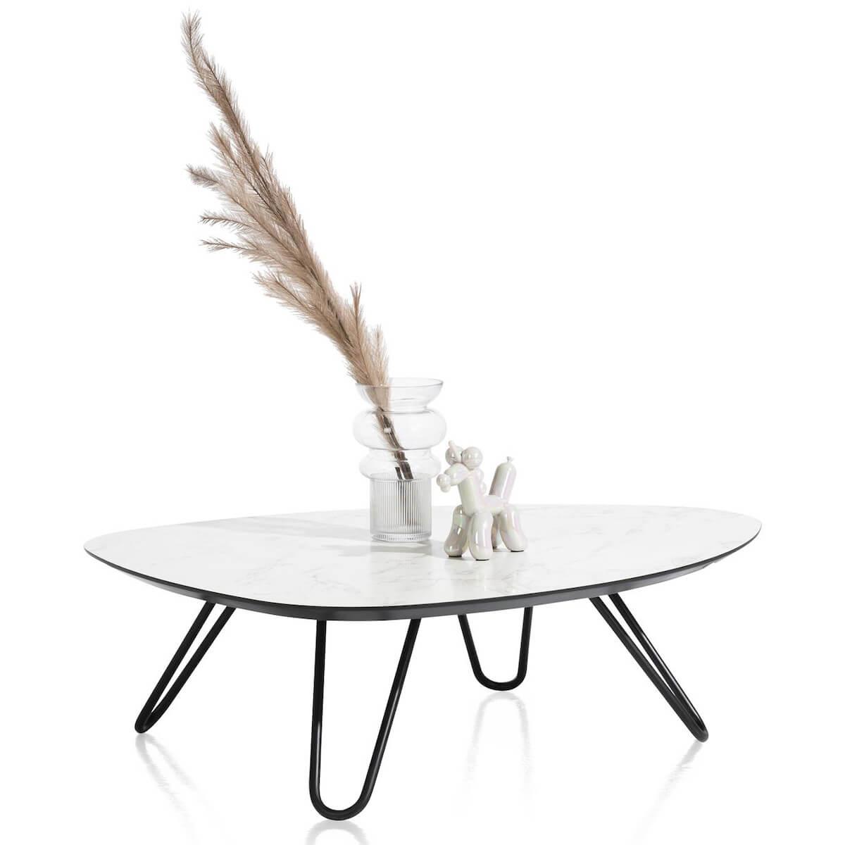 Table basse 110x88cm MASURA Xooon blanc