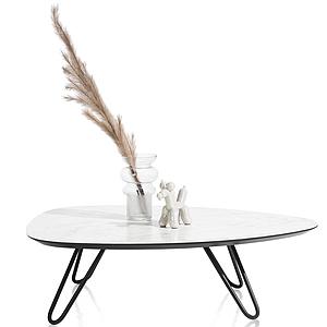 Table basse 110x88cm MASURA Xooon blanc