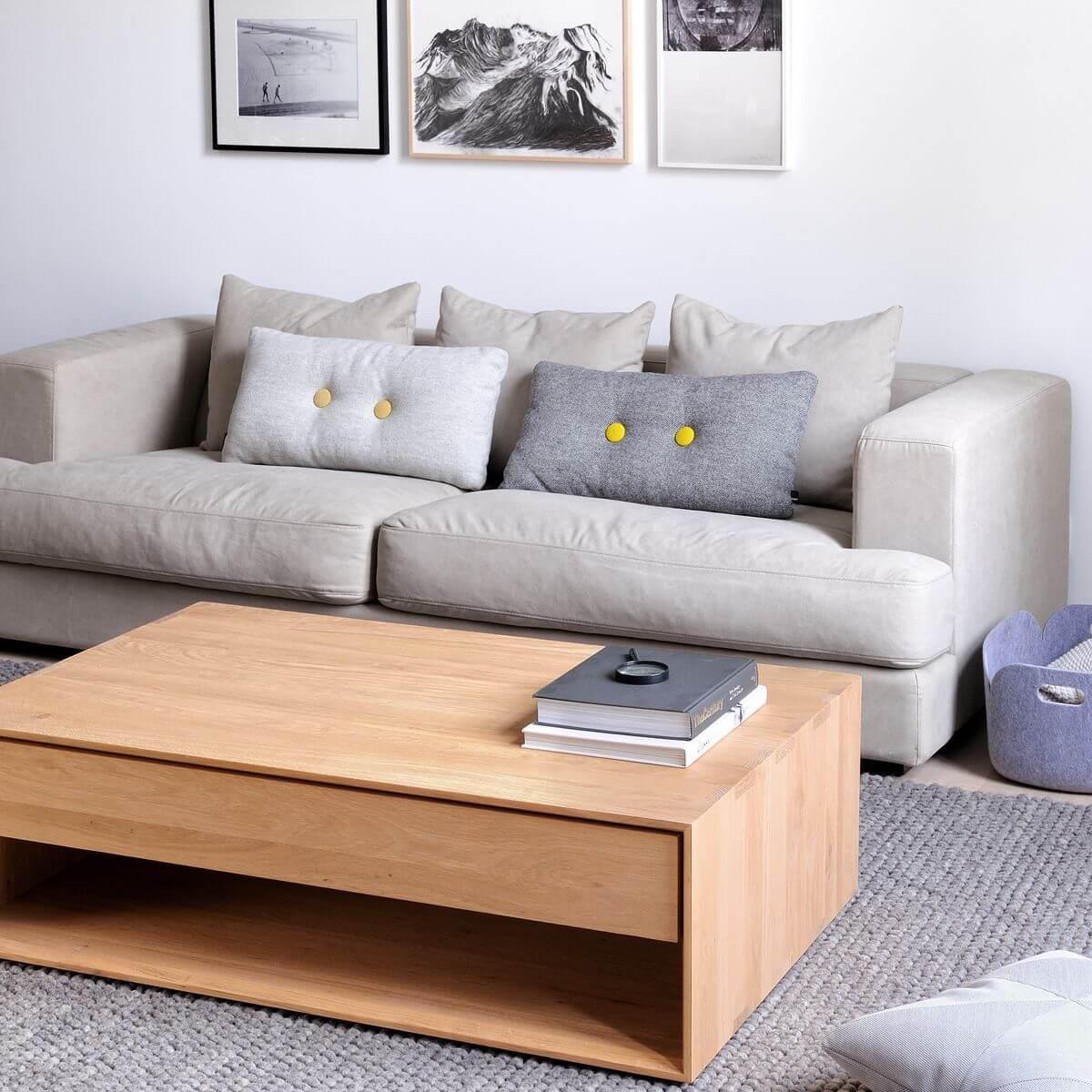 Table basse 120cm NORDIC Ethnicraft chêne