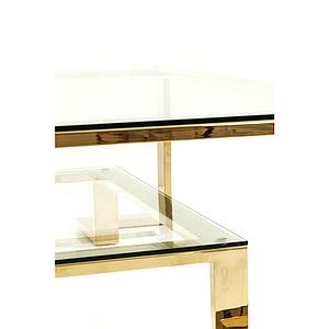Table basse 120x120cm GOLD RUSH Kare Design