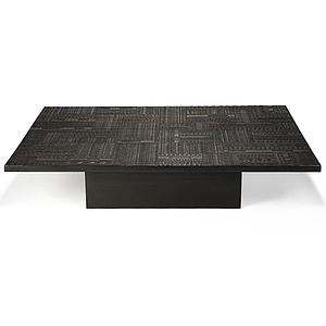 Table basse 120x170cm TABWA BLOK Ethnicraft teck noir