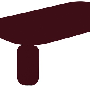 Table basse 120x70cm 29H BEBOP Fermob cerise noire