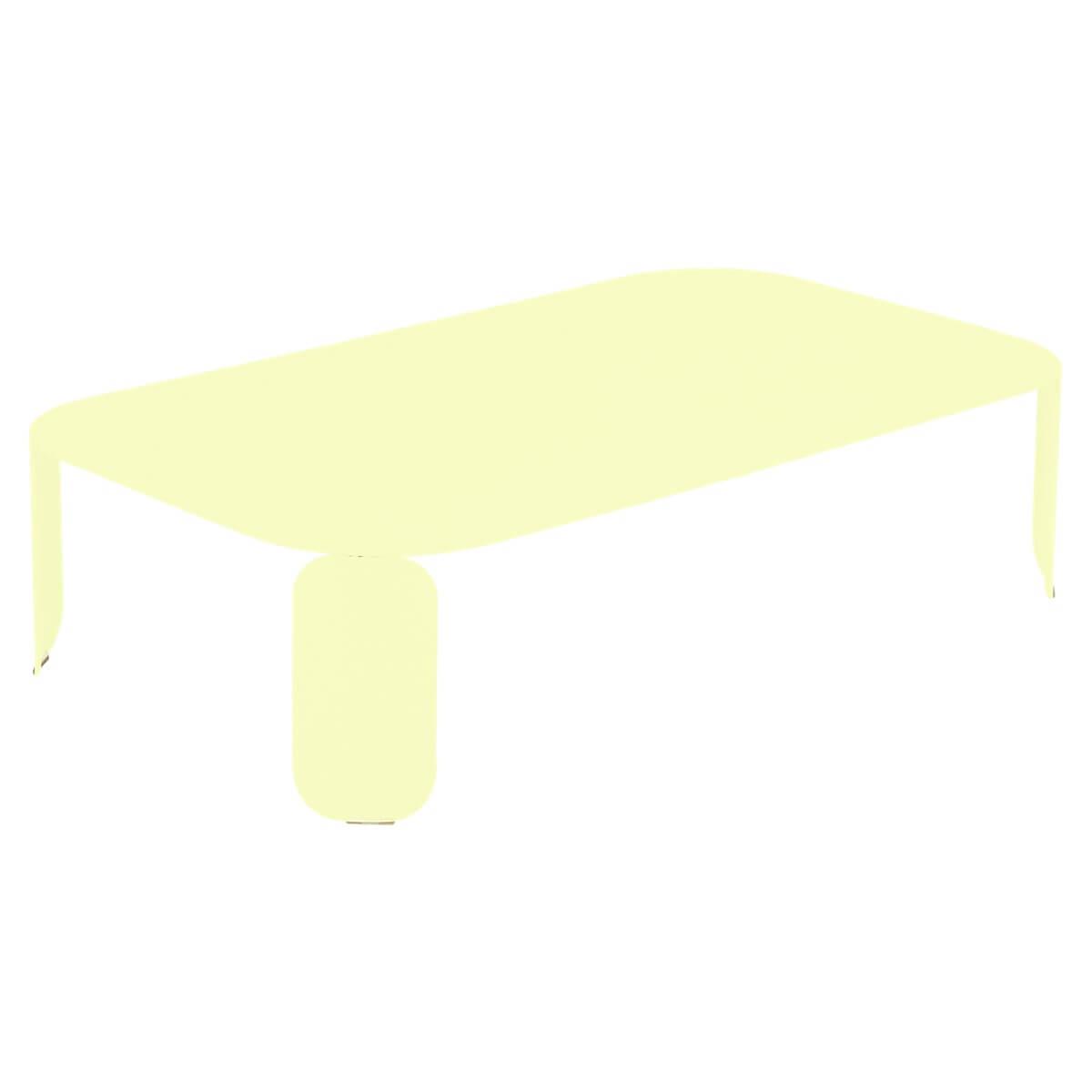 Table basse 120x70cm 29H BEBOP Fermob citron givré