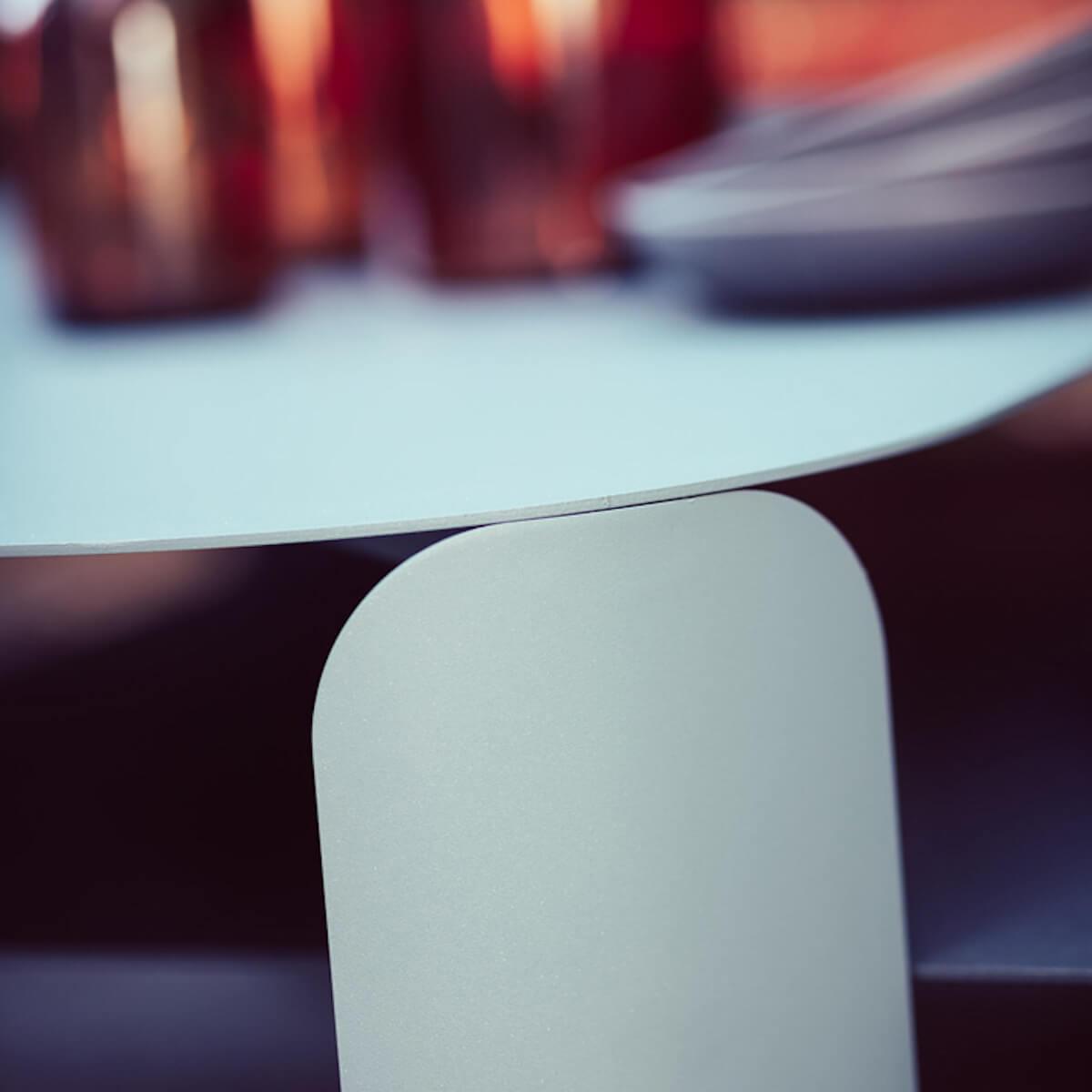 Table basse 120x70cm 42H BEBOP Fermob blanc coton