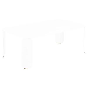 Table basse 120x70cm 42H BEBOP Fermob blanc coton